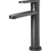 Beliani Badarmaturen<Wasserhähne COLHUE in Schwarz - (W) 5 x (H) 18 x (L) 17 cm