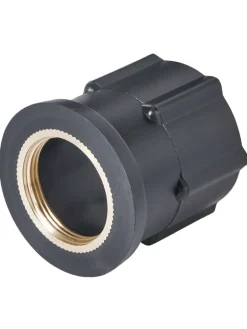 Beliani Badarmaturen<Wasserhähne COLHUE in Schwarz - (W) 5 x (H) 18 x (L) 17 cm