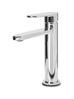Beliani Badarmaturen<Wasserhähne COLHUE in Silber - (W) 5 x (H) 18 x (L) 17 cm