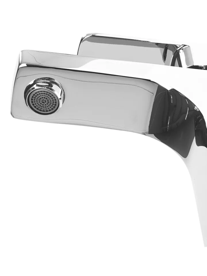 Beliani Badarmaturen<Wasserhähne IRUPU in Silber - (W) 5 x (H) 17 x (L) 16 cm