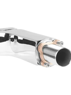 Beliani Badarmaturen<Wasserhähne IRUPU in Silber - (W) 5 x (H) 17 x (L) 16 cm