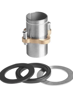 Beliani Badarmaturen<Wasserhähne IRUPU in Silber - (W) 5 x (H) 17 x (L) 16 cm