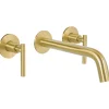 Beliani Badarmaturen<Wasserhähne ISHINCA in Gold - (W) 33 x (H) 10 x (L) 20 cm