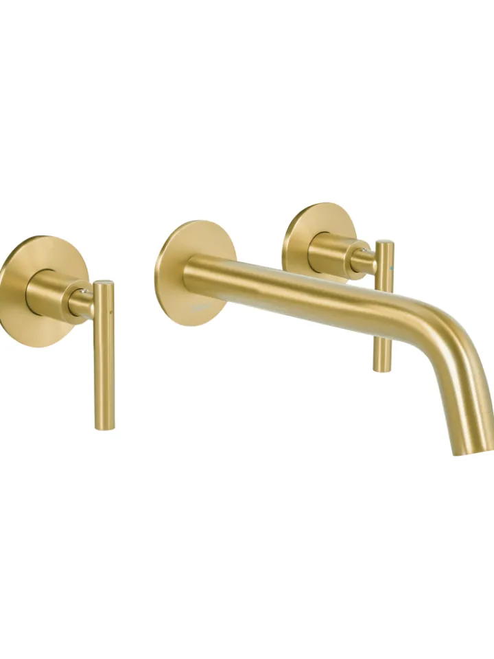 Beliani Badarmaturen<Wasserhähne ISHINCA in Gold - (W) 33 x (H) 10 x (L) 20 cm