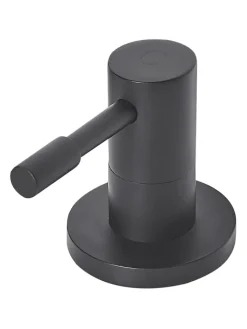 Beliani Badarmaturen<Wasserhähne KALAMBO in Schwarz - (W) 5.5 x (H) 27 x (L) 13 cm