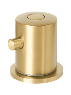 Beliani Badarmaturen<Wasserhähne PILCOMAYO in Gold - (W) 4 x (H) 24 x (L) 21 cm