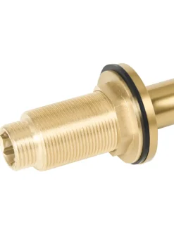 Beliani Badarmaturen<Wasserhähne PILCOMAYO in Gold - (W) 4 x (H) 24 x (L) 21 cm