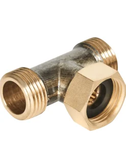 Beliani Badarmaturen<Wasserhähne PILCOMAYO in Gold - (W) 4 x (H) 24 x (L) 21 cm