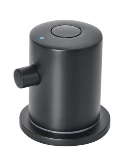Beliani Badarmaturen<Wasserhähne PILCOMAYO in Schwarz - (W) 4 x (H) 24 x (L) 21 cm