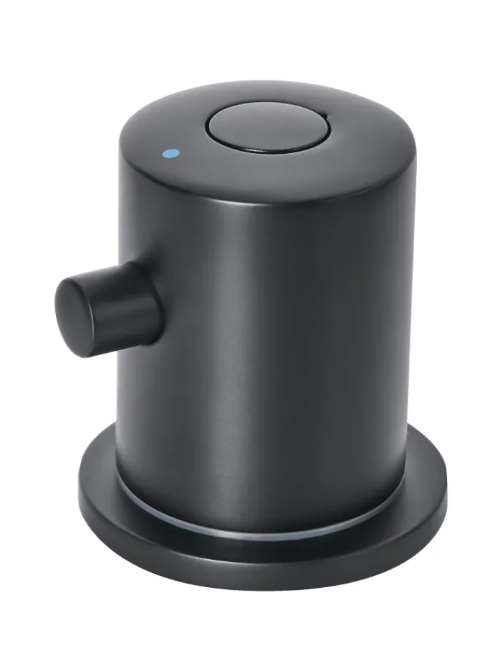Beliani Badarmaturen<Wasserhähne PILCOMAYO in Schwarz - (W) 4 x (H) 24 x (L) 21 cm