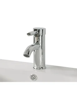 Beliani Badarmaturen<Wasserhähne RUSUMO in Silber - (W) 5 x (H) 17 x (L) 5 cm