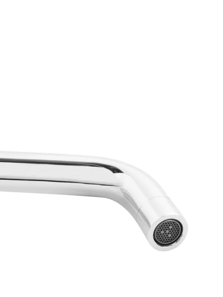 Beliani Badarmaturen<Wasserhähne TRAFUL in Silber - (W) 33 x (H) 10 x (L) 20 cm