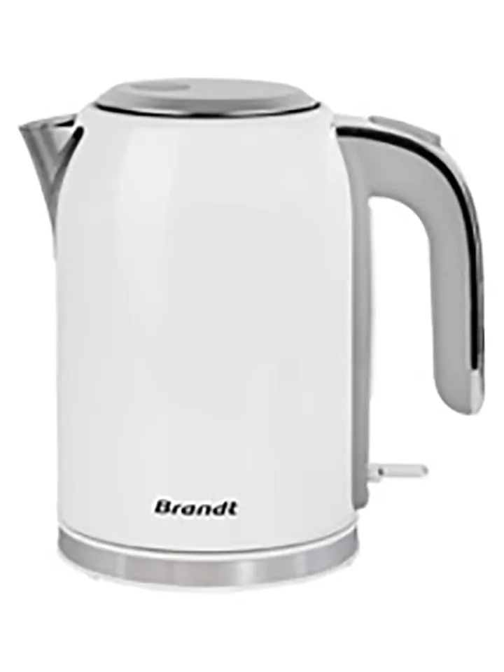 Brandt Küchenelektronik<Wasserkocher in Weiß/ Silber - 1,7 l
