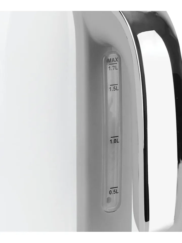 Brandt Küchenelektronik<Wasserkocher in Weiß/ Silber - 1,7 l