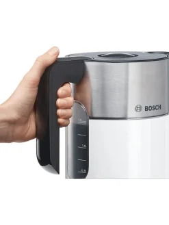 Bosch Kleingeräte Küchenelektronik<Wasserkocher "Styline" in Weiß/ Silber - 1,5 l