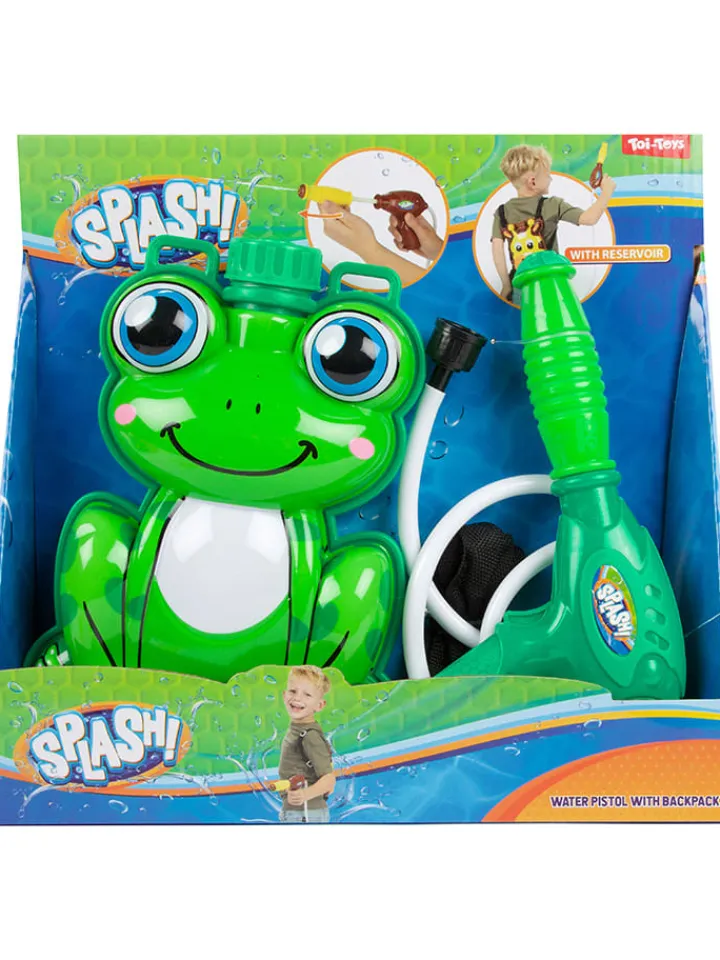 Toi-Toys Gartenspielzeug<Wasserpistole mit Rucksack-Reservoir - ab 3 Jahren (Überraschungsprodukt)
