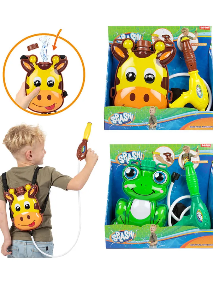 Toi-Toys Gartenspielzeug<Wasserpistole mit Rucksack-Reservoir - ab 3 Jahren (Überraschungsprodukt)