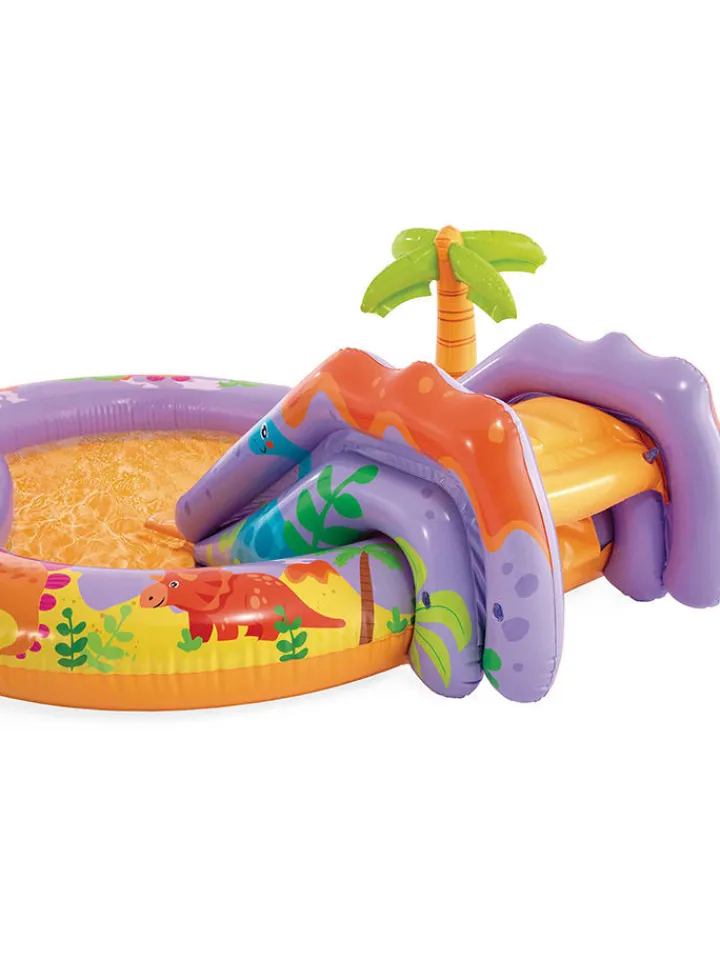 Intex Gartenspielzeug<Wasserspiel-Planschbecken "Dino" - (B)201 x (H)69 x (T)157 cm - ab 2 Jahren