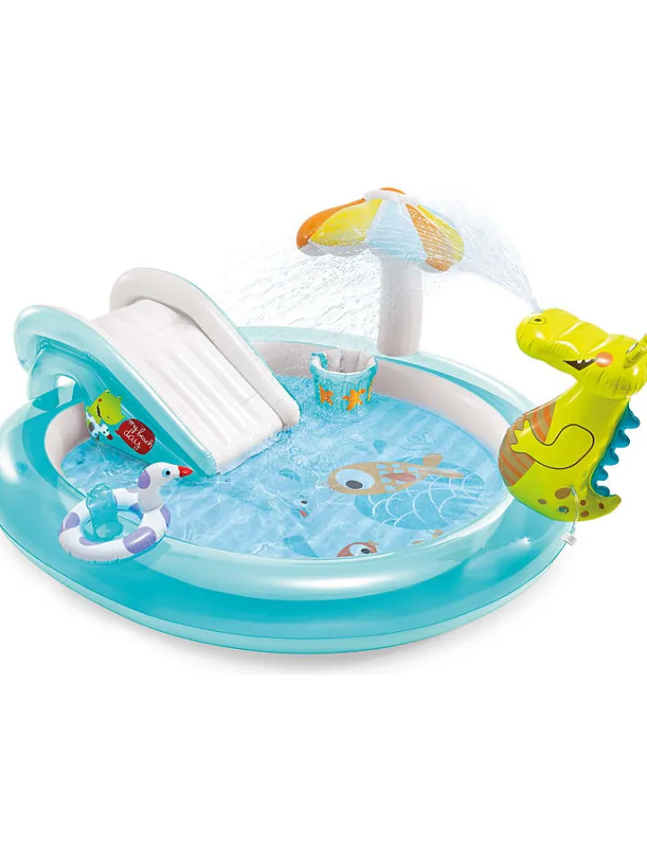 Intex Gartenspielzeug<Wasserspiel-Planschbecken "Gator" - ab 2 Jahren