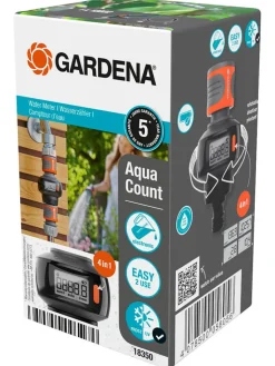 Gardena Gartendekoration<Wasserzähler "Aqua Count" in Grau