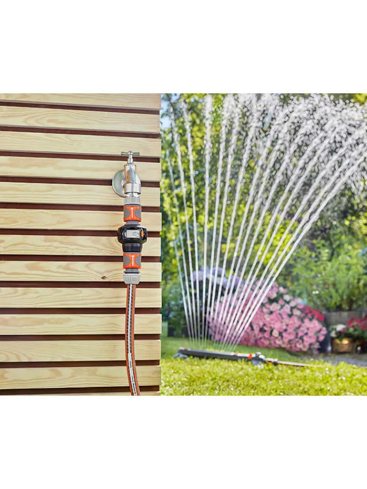 Gardena Gartendekoration<Wasserzähler "Aqua Count" in Grau