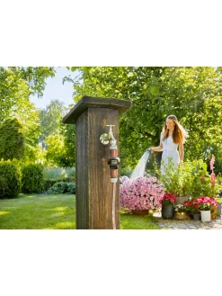 Gardena Gartendekoration<Wasserzähler "Aqua Count" in Grau