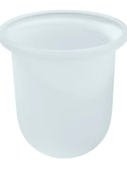 Wenko Badaccessoires<WC-Ersatz-Bürstenbehälter in Hellblau - (H)11 x Ø 11 cm