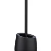 Wenko Badaccessoires<WC-Garnitur "Badi" in Schwarz - (H)38 cm