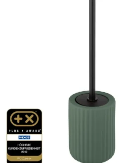Wenko Badaccessoires<WC-Garnitur in Grün - (H)42 x Ø 11,5 cm