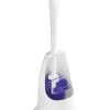 Wenko Badaccessoires<WC-Garnitur in Weiß/ Blau - (H)42 x Ø 13,5 cm