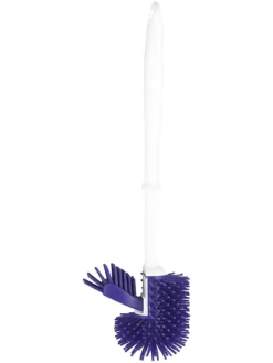 Wenko Badaccessoires<WC-Garnitur in Weiß/ Blau - (H)42 x Ø 13,5 cm
