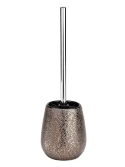 Wenko Badaccessoires<WC-Garnitur "Marrakesh" in Hellbraun/ Gold - (H)41 cm