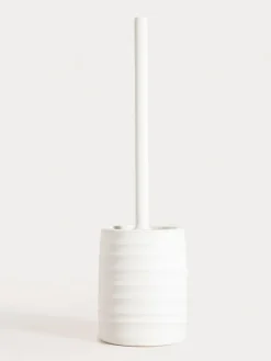Homla Badaccessoires<WC-Garnitur "Torus" in Weiß - (H)36,5 cm