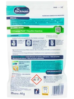 Dr. Beckmann Putz- & Waschutensilien<WC-Reinigungsblätter "Citrus", je 20 Stück