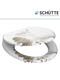 Schütte Badaccessoires<WC-Sitz "Balance" in Weiß/ Beige