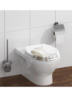 Schütte Badaccessoires<WC-Sitz "Balance" in Weiß/ Beige