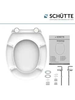 Schütte Badaccessoires<WC-Sitz in Weiß
