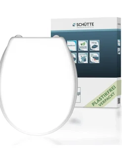Schütte Badaccessoires<WC-Sitz in Weiß