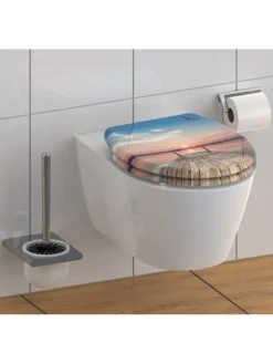 Schütte Badaccessoires<WC-Sitz mit Absenkautomatik "Sunset sky" in Bunt