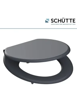 Schütte Badaccessoires<WC-Sitz mit Absenkautomatik "Spirit" in Anthrazit