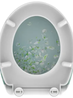 Schütte Badaccessoires<WC-Sitz mit Absenkautomatik "Flower in the wind" in Türkis