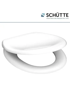Schütte Badaccessoires<WC-Sitz mit Absenkautomatik in Weiß