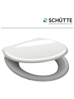 Schütte Badaccessoires<WC-Sitz mit Absenkautomatik in Weiß
