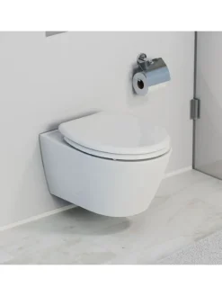 Schütte Badaccessoires<WC-Sitz mit Absenkautomatik in Weiß