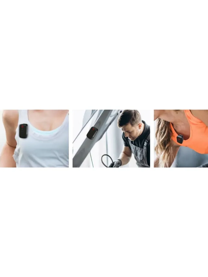 COFI 1453 Tv & Audio<Wearable Speaker mit Magnetclip Schwarz in Schwarz