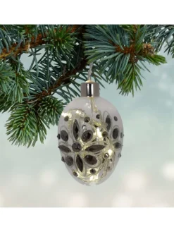 näve Weihnachtsschmuck<Weihnachtsartikel "WEIHNACHTEN" in klar/transparent
