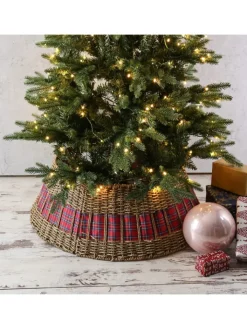 MARELIDA Künstliche Weihnachtsbäume<Weihnachtsbaumrock aus Seegras Abdeckung für Baumständer D: 57cm in natur