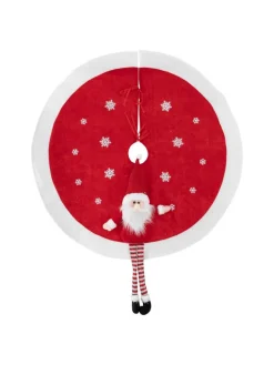 Atmosphera Créateur d'intérieur Künstliche Weihnachtsbäume<Weihnachtsbaumrock in rot