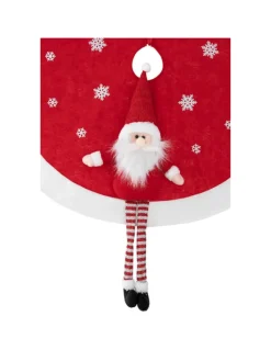 Atmosphera Créateur d'intérieur Künstliche Weihnachtsbäume<Weihnachtsbaumrock in rot