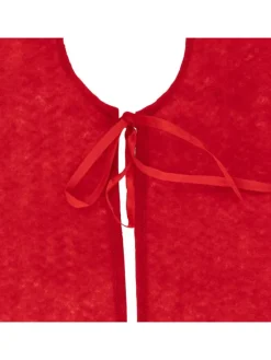 Atmosphera Créateur d'intérieur Künstliche Weihnachtsbäume<Weihnachtsbaumrock in rot